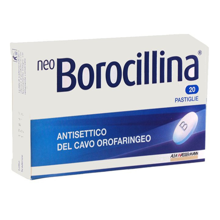 Neo borocillina "1,2 mg + 20 mg pastiglie"