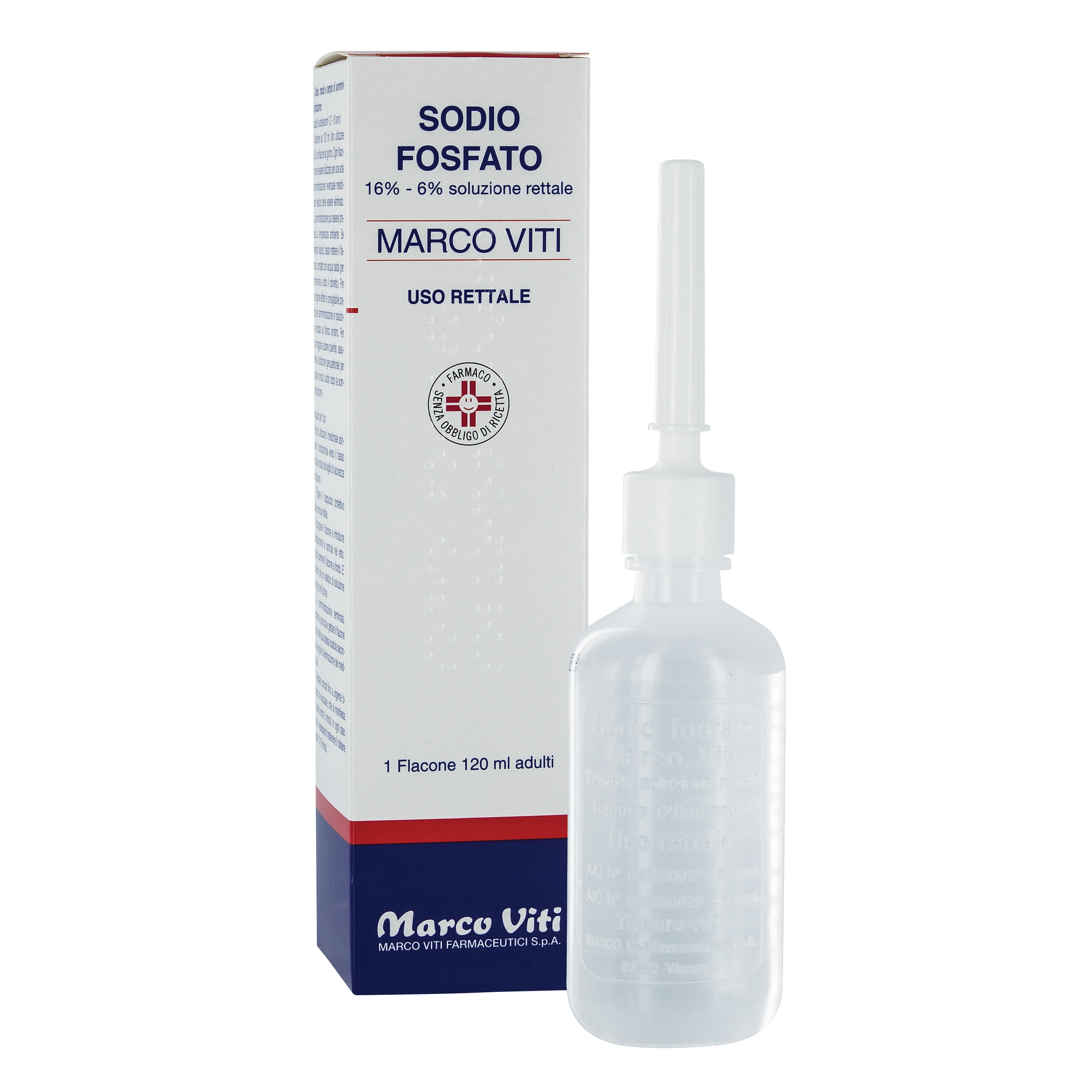 Sodio fosfato marco viti 16% / 6% soluzione rettale