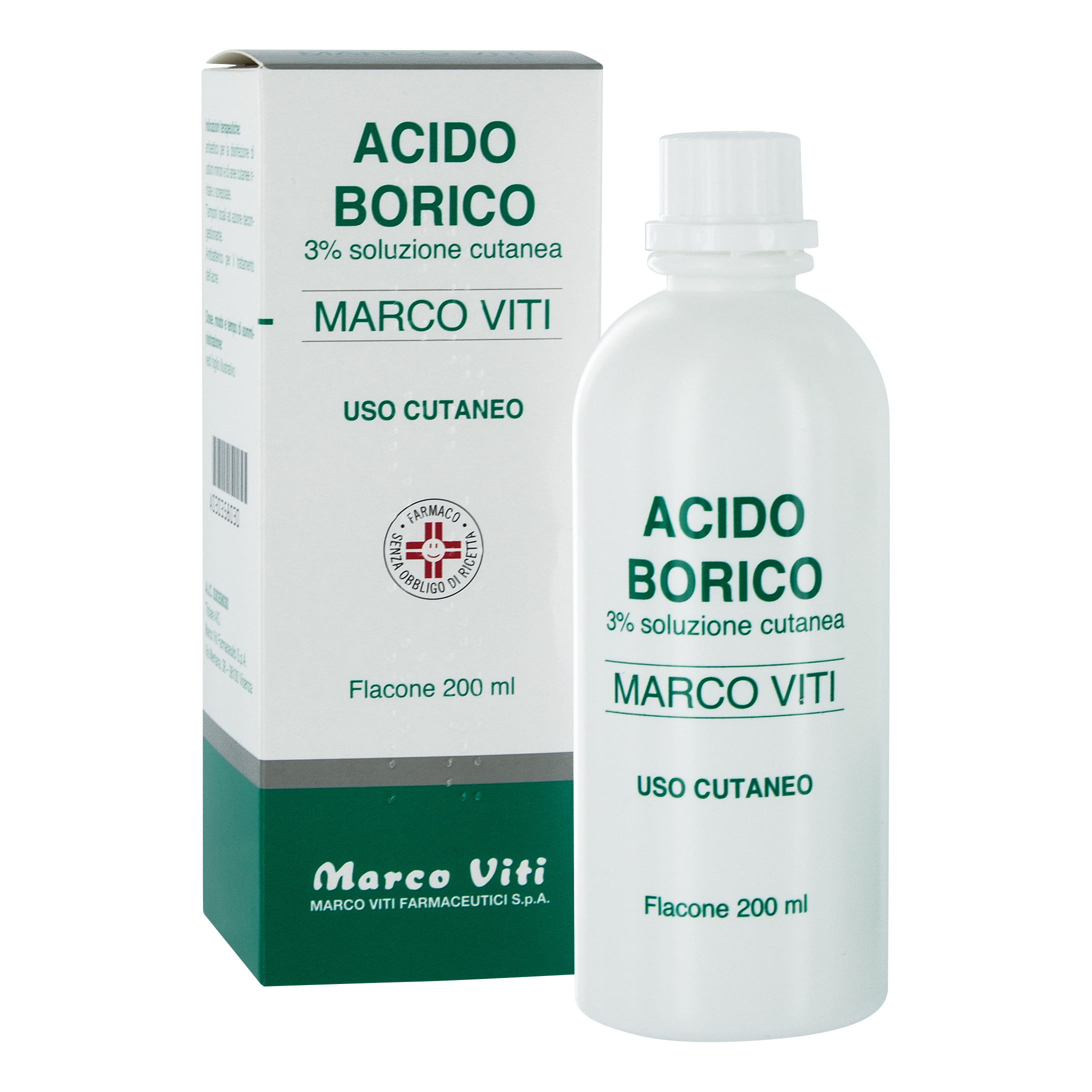 Acido borico marco viti 3% soluzione cutanea