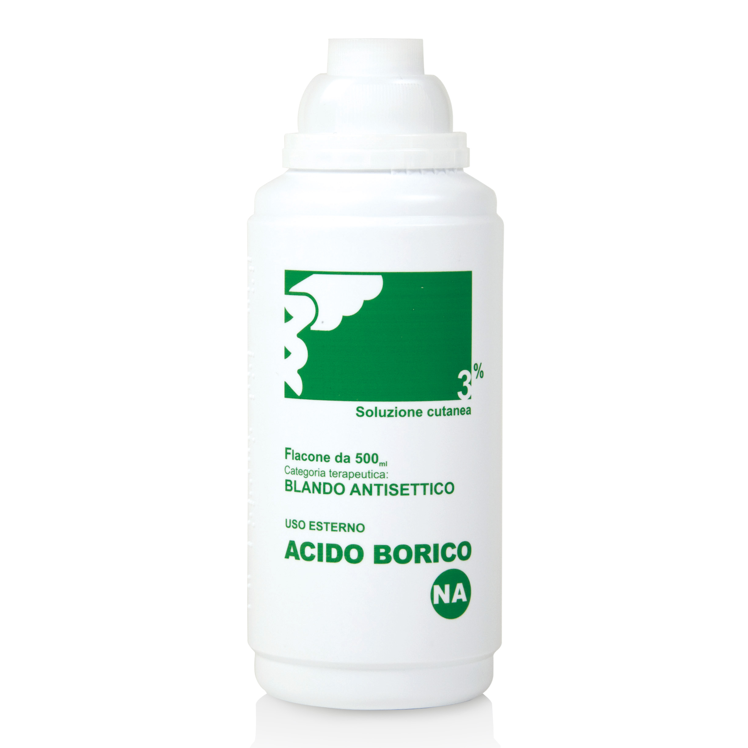 Acido borico na 3% soluzione cutanea