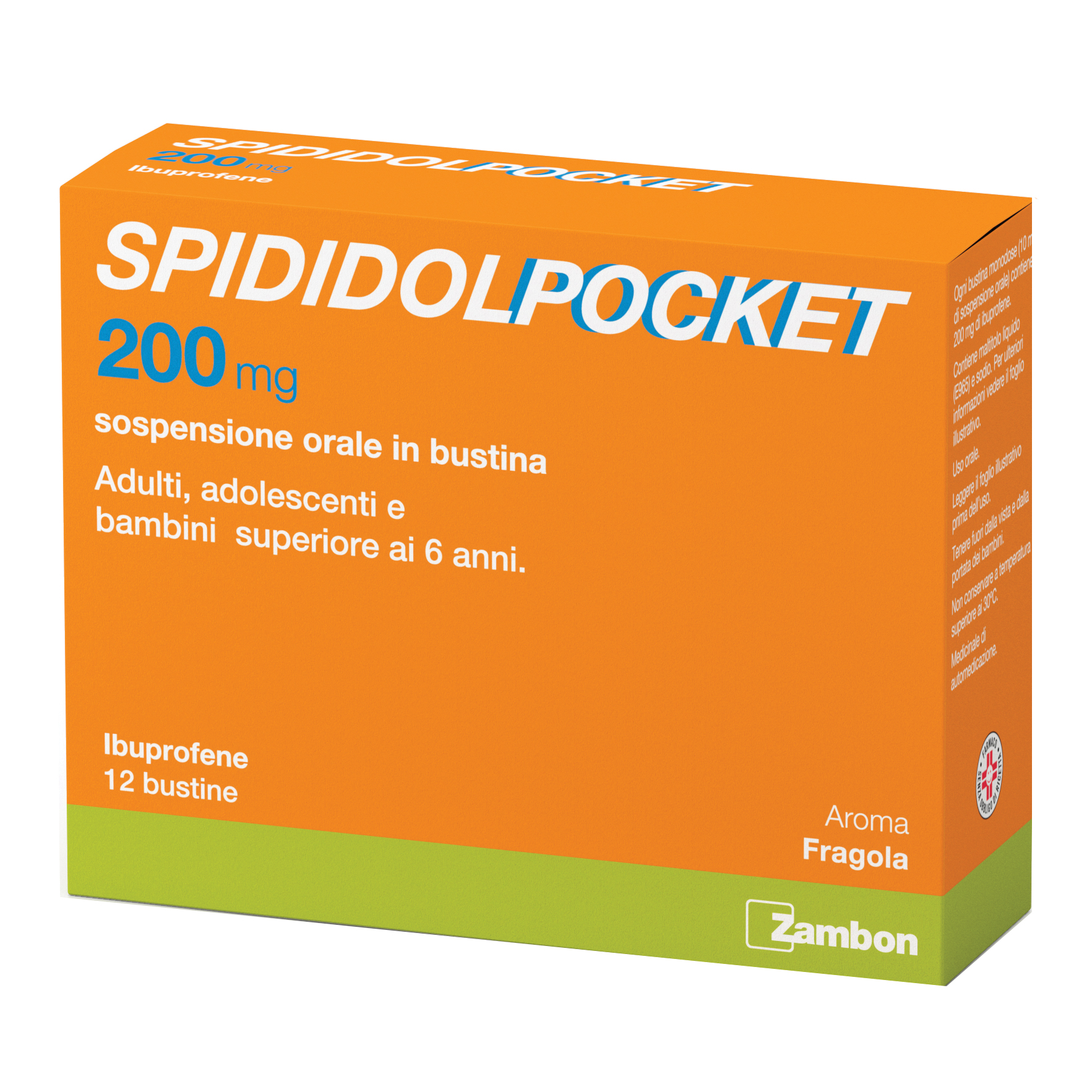 Spididolpocket 200 mg sospensione orale in bustina ibuprofene