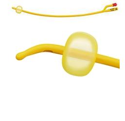 Catetere vescicale a media permanenza tipo foley rusch gold plus per adulto per irrigazione a tre vie punta cilindrica 2 fori laterali diametro ch24 1