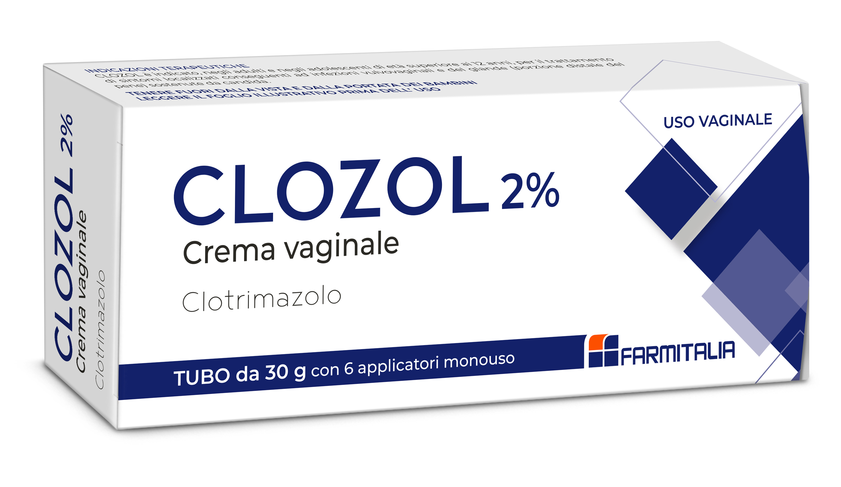 Clozol 2% crema vaginale clotrimazolo