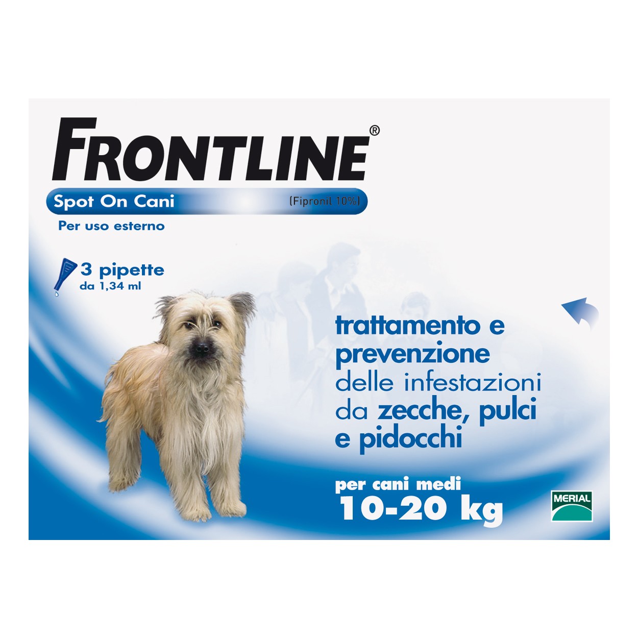 Frontline*3pip 10-20kg cani