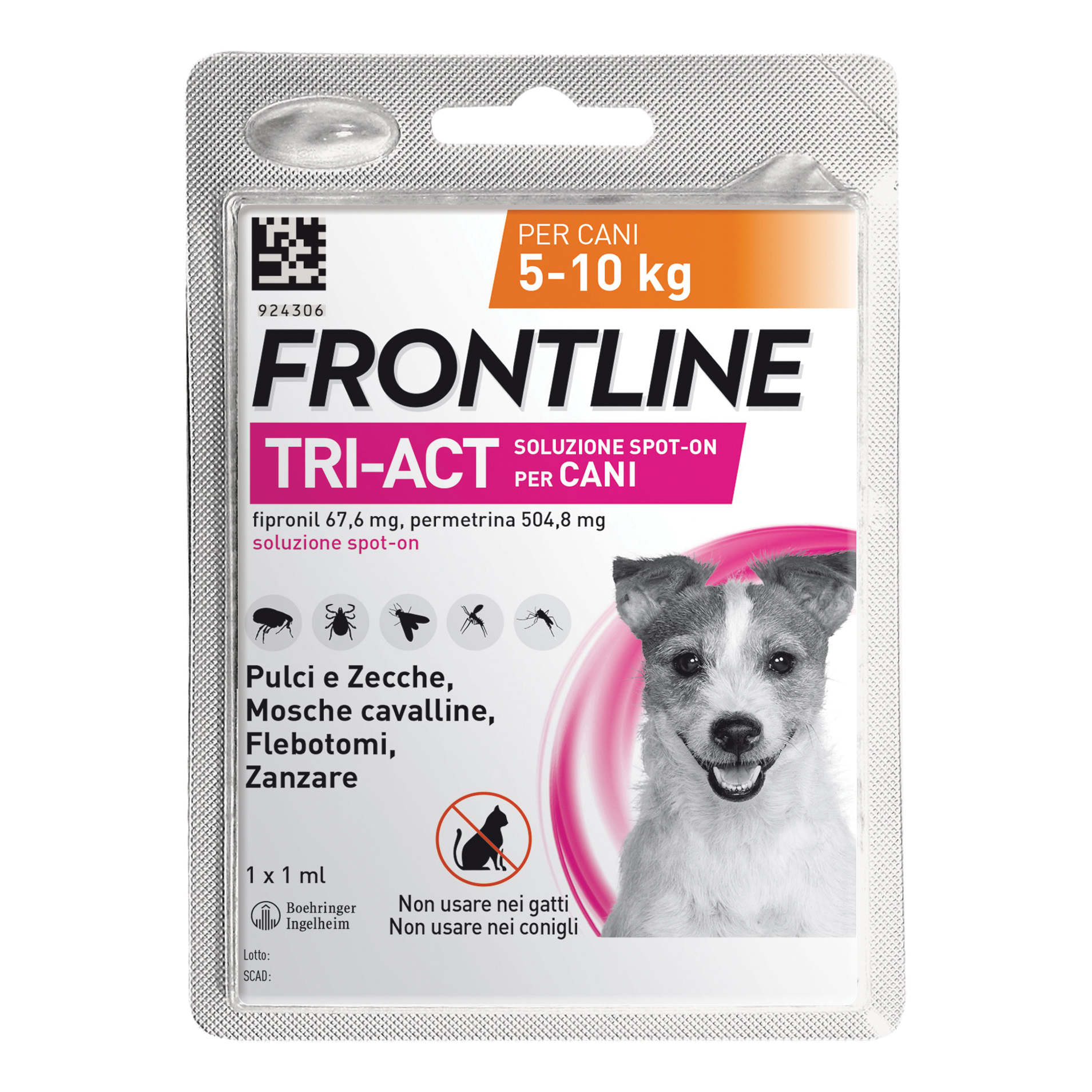 Frontline tri-act.1 pip.1ml