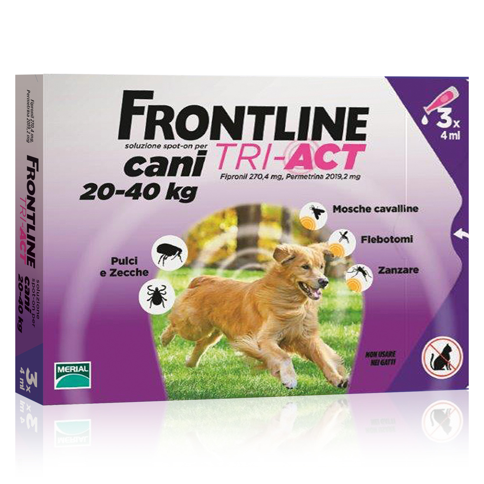 Frontline tri-act*3pip 20-40kg