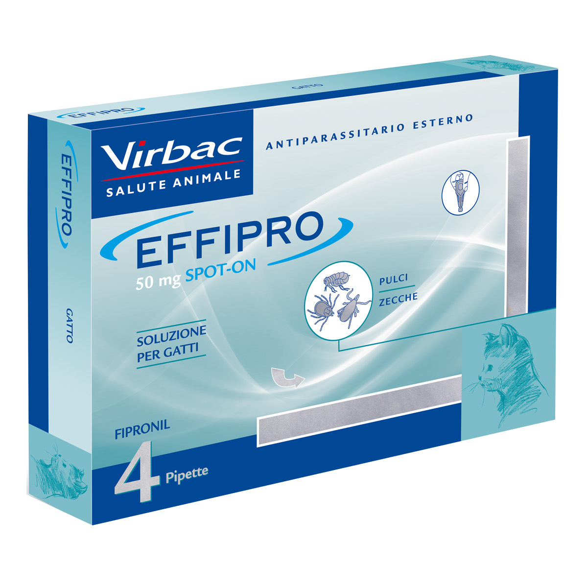 Effipro duo spot-on gatti 4pip