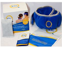 Khu' fascia riscaldante blu