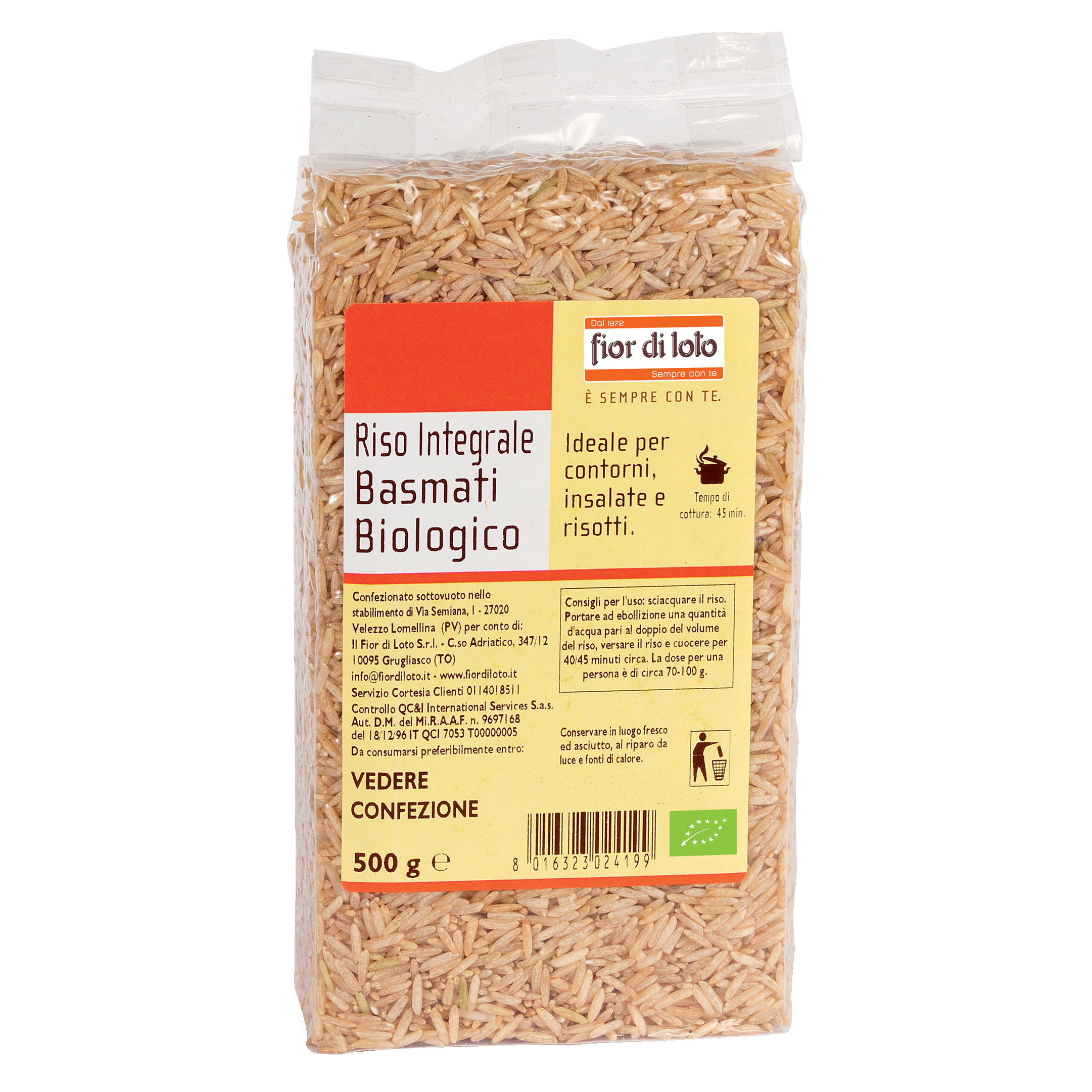 Riso integrale basmati 500 g