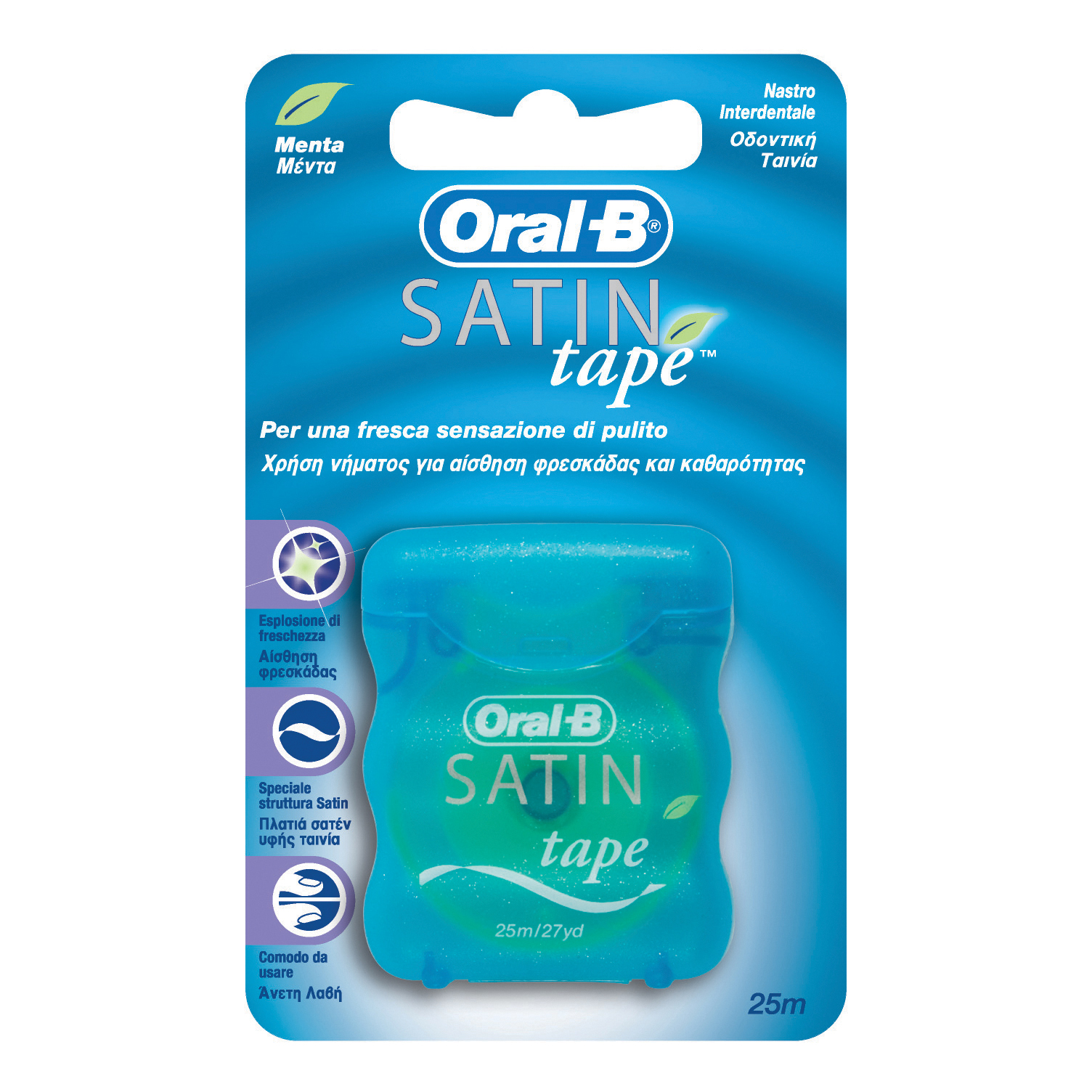 Oral-b filo interdentale satin tape