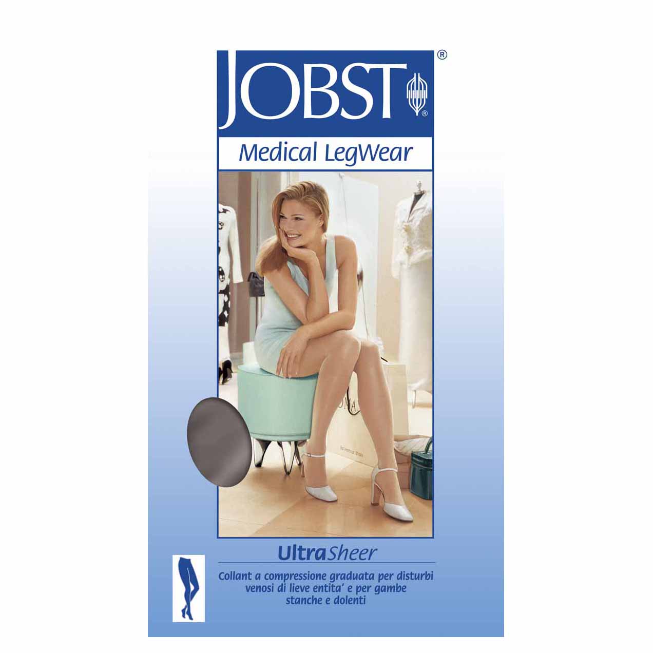 Calza compressiva jobst ultrasheer 15-20mmhg collant elast appl cipr3 articolo 751140000500