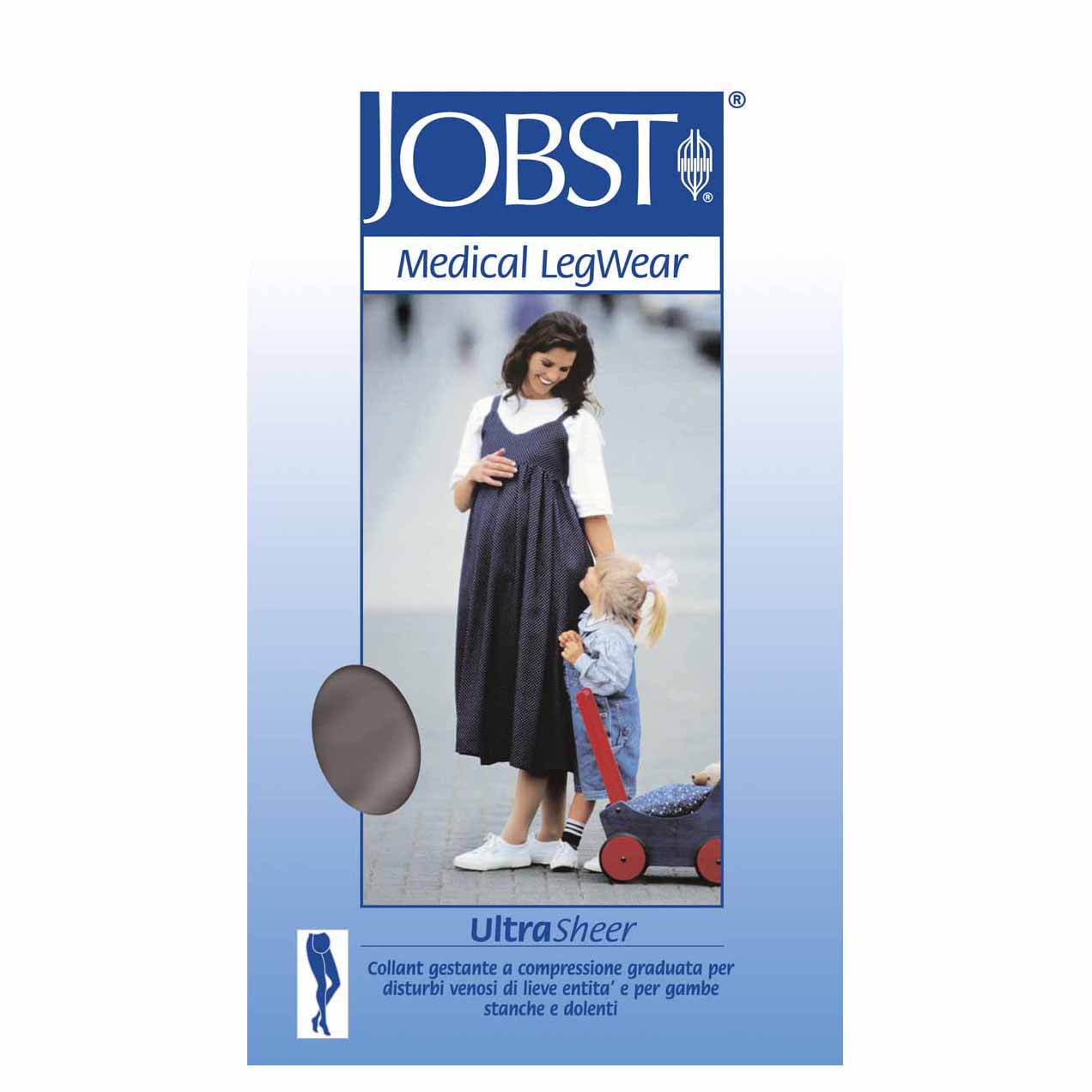 Calza compressiva jobst ultrasheer 15-20mmhg collant gestante be2 articolo 751080000000