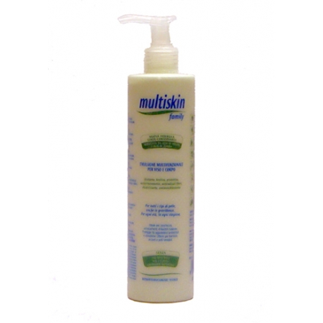 Multiskin family l'emulsione crema fluida viso corpo idratante 300 ml
