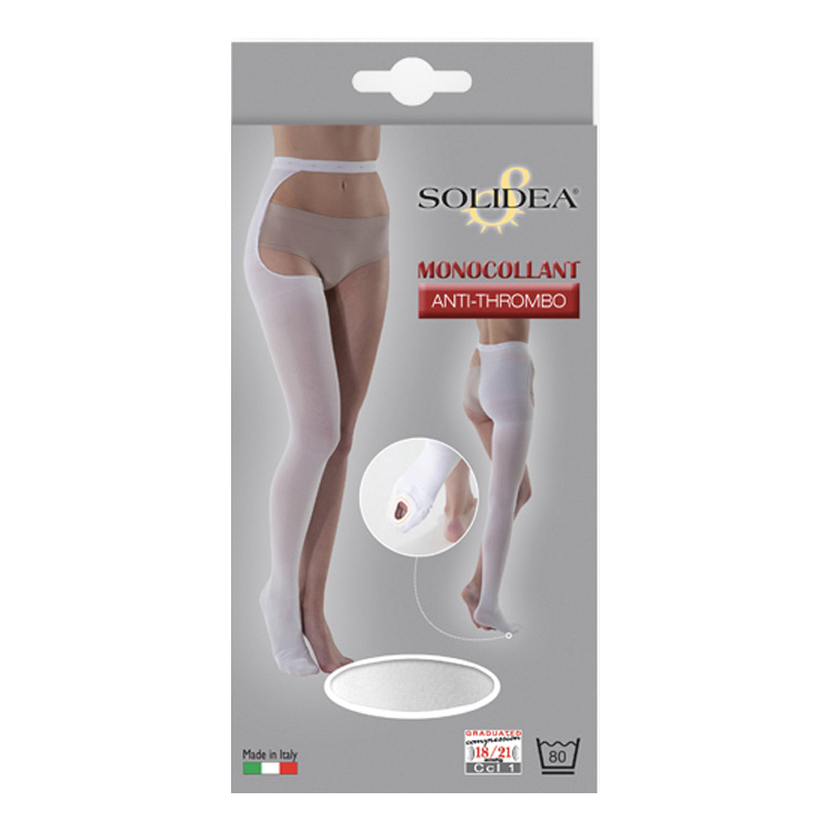 Antitrombo Solidea Calza Bianco Large