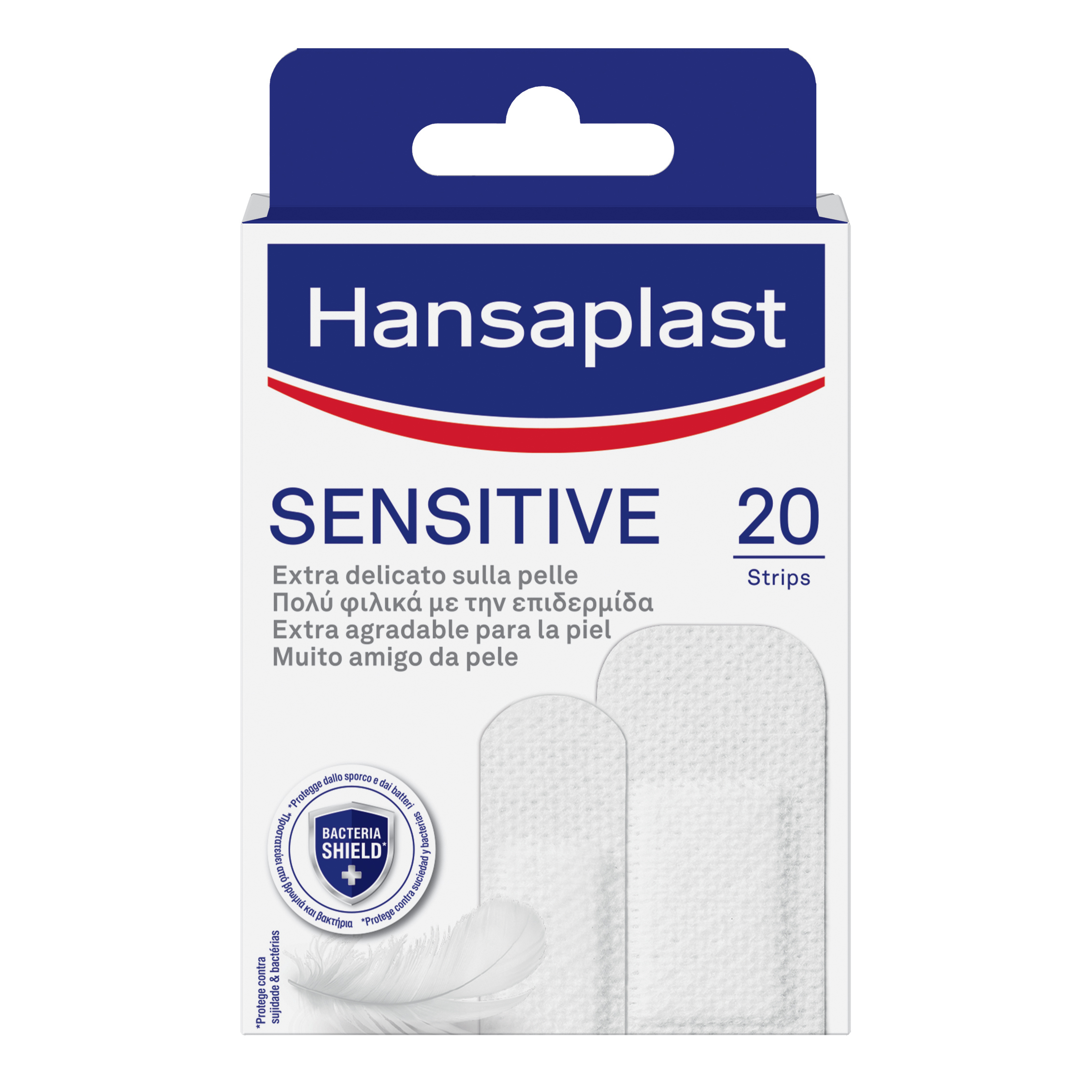 Cerotto hansaplast sensitive 2 formati assortiti 20 pezzi
