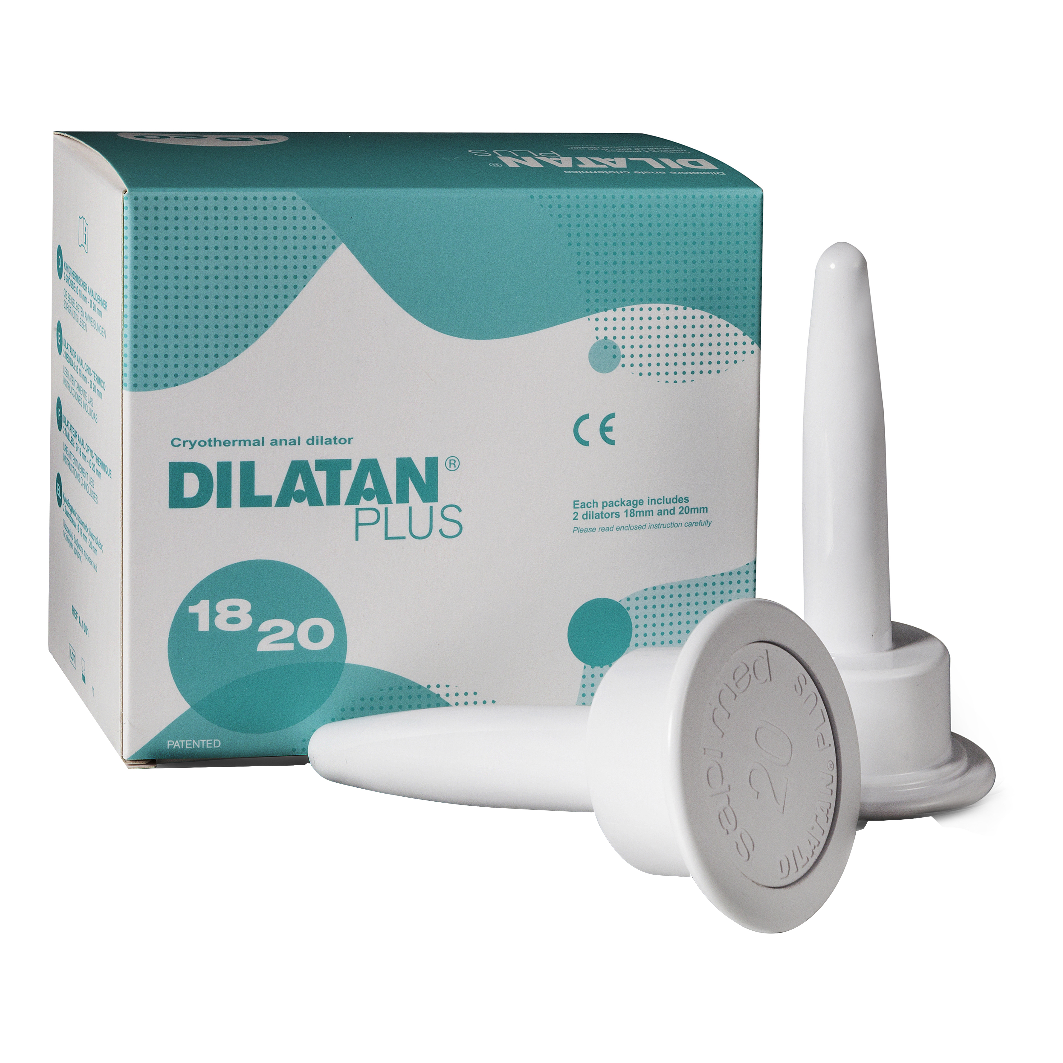 Dilatatore anale dilatan plus diametro 18/20 criotermico 2 pezzi