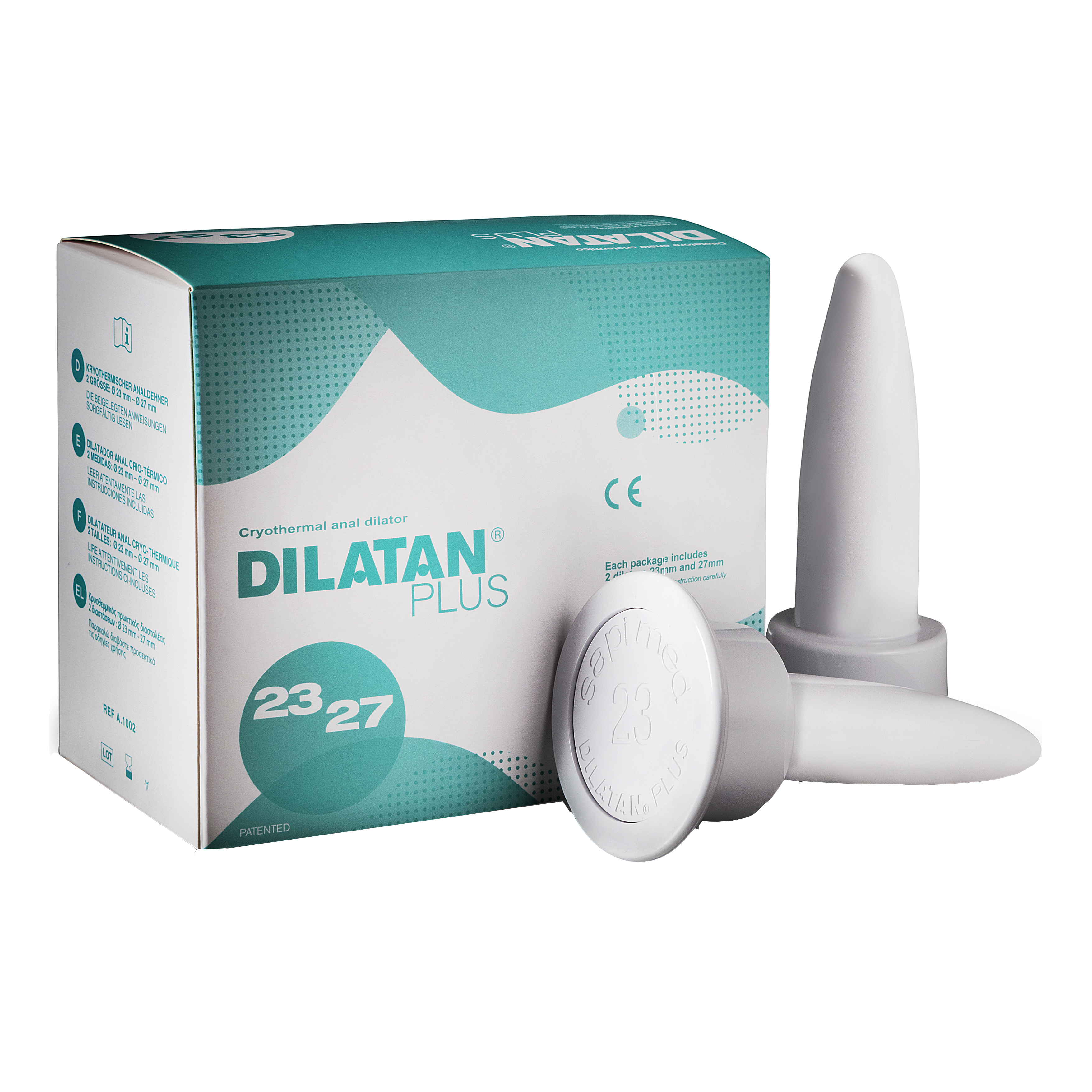 Dilatatore anale dilatan plus diametro 23/27 criotermico 2 pezzi