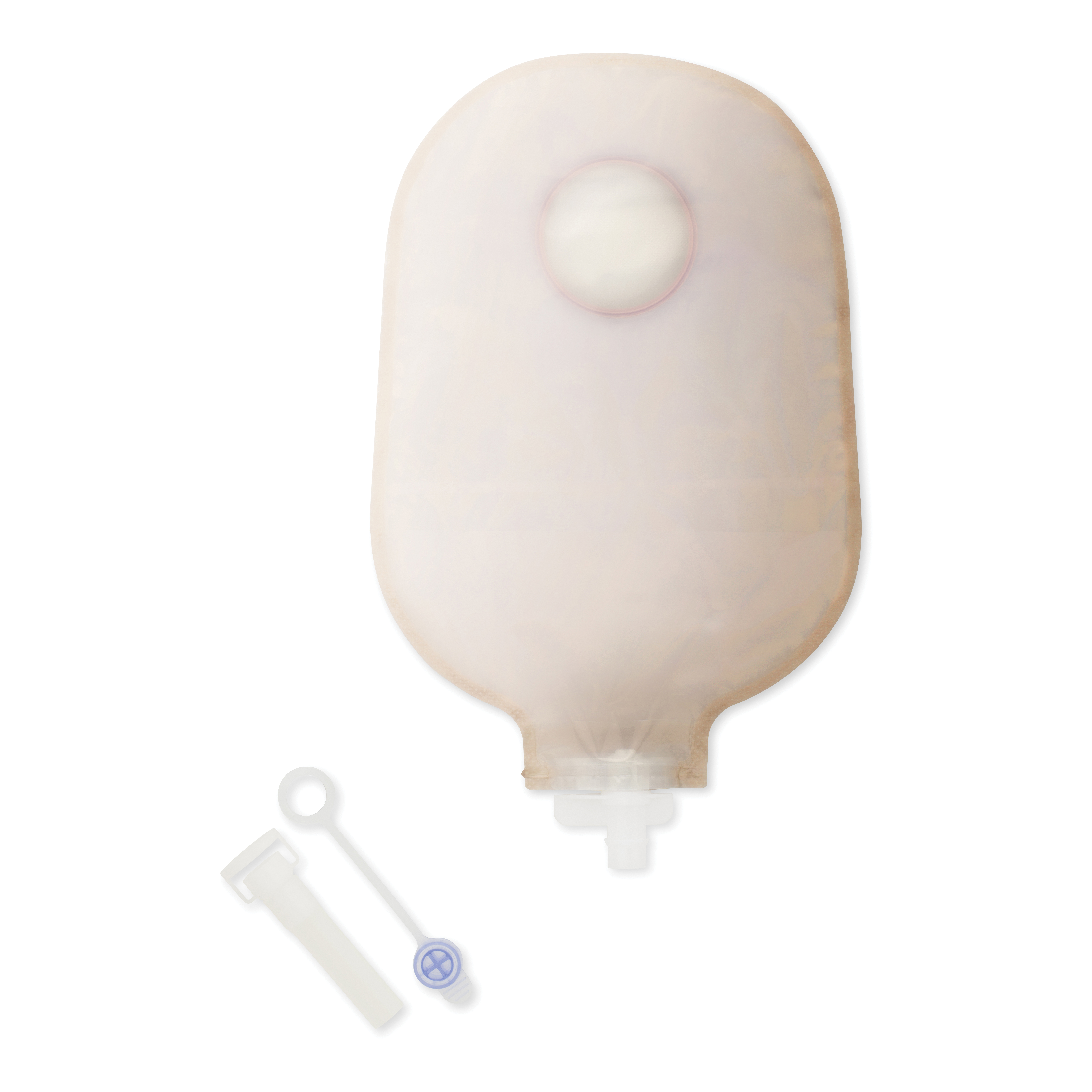 Sacca urostomia hollister conform 2 stoma 45mm con valvola di scarico flangia e rivestimento in tessuto non tessuto 10 pezzi