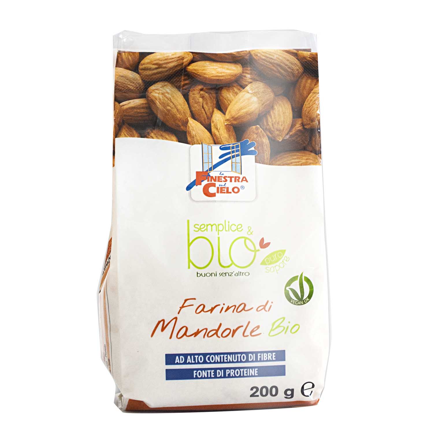 Farina di mandorle bio 200 g