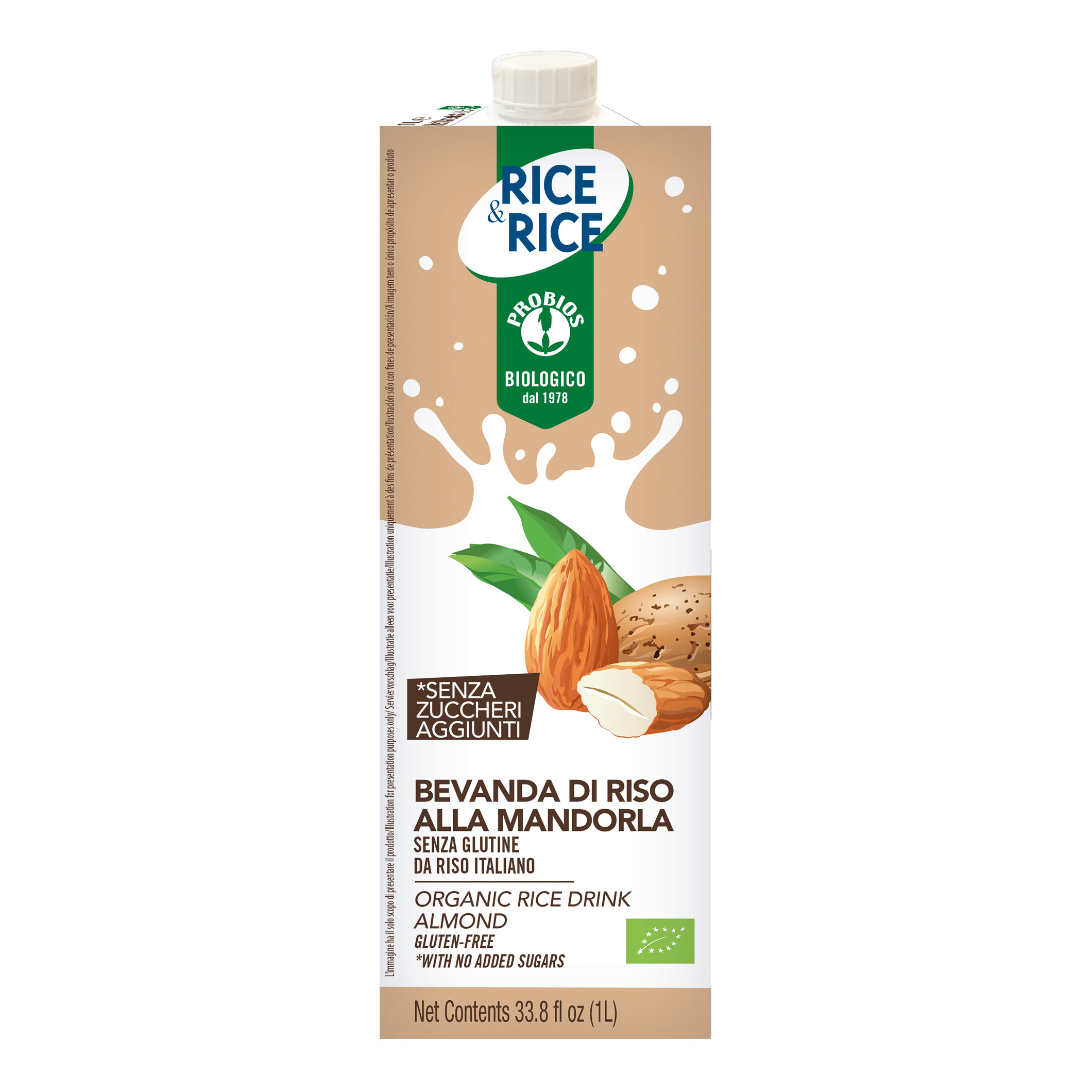 Rice&rice bevanda di riso alle mandorle 1 litro
