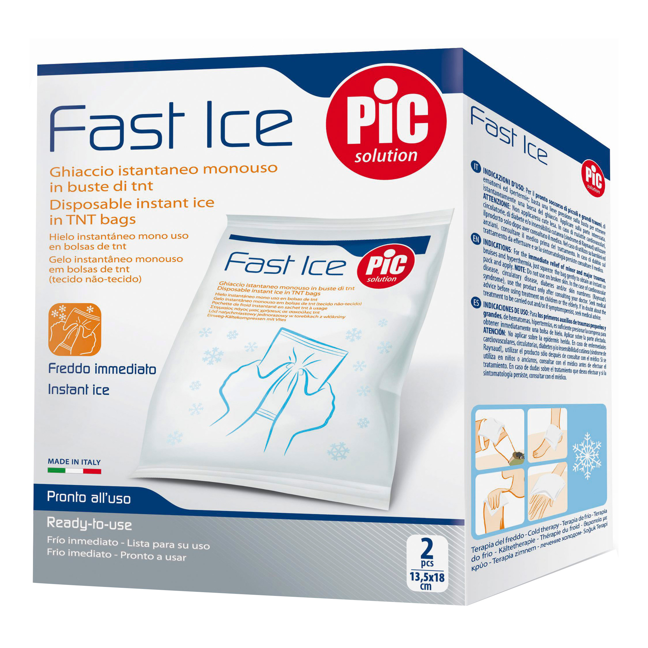 Ghiaccio instantaneo pic fast ice 2 pezzi