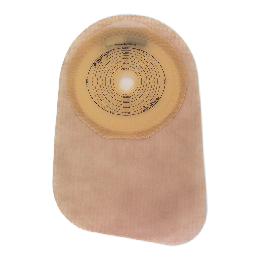 Sacca chiusa maxi con placca ovale autoportante a protezione totale ritagliabile 15-65 75mm trasparente moderma flex colo oval 30pezzi
