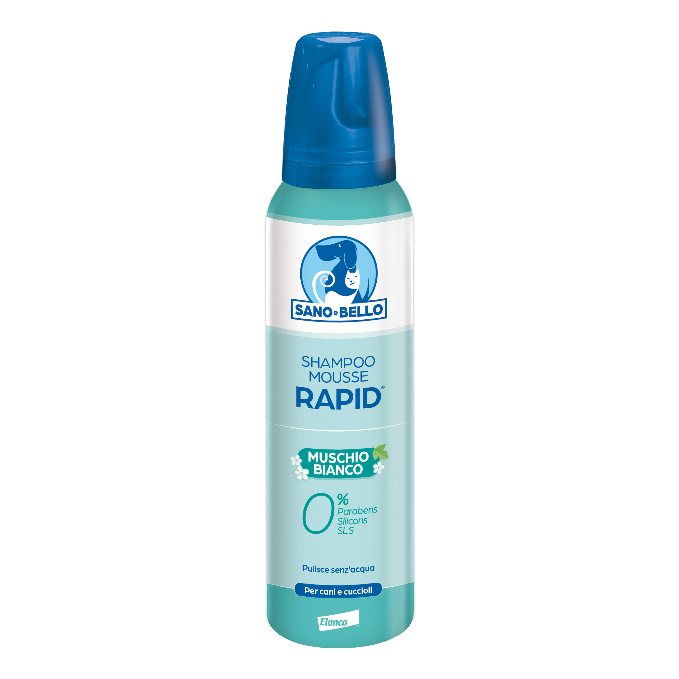 Sano e bello shampoo mousse rapid nf muschio bianco 300 ml