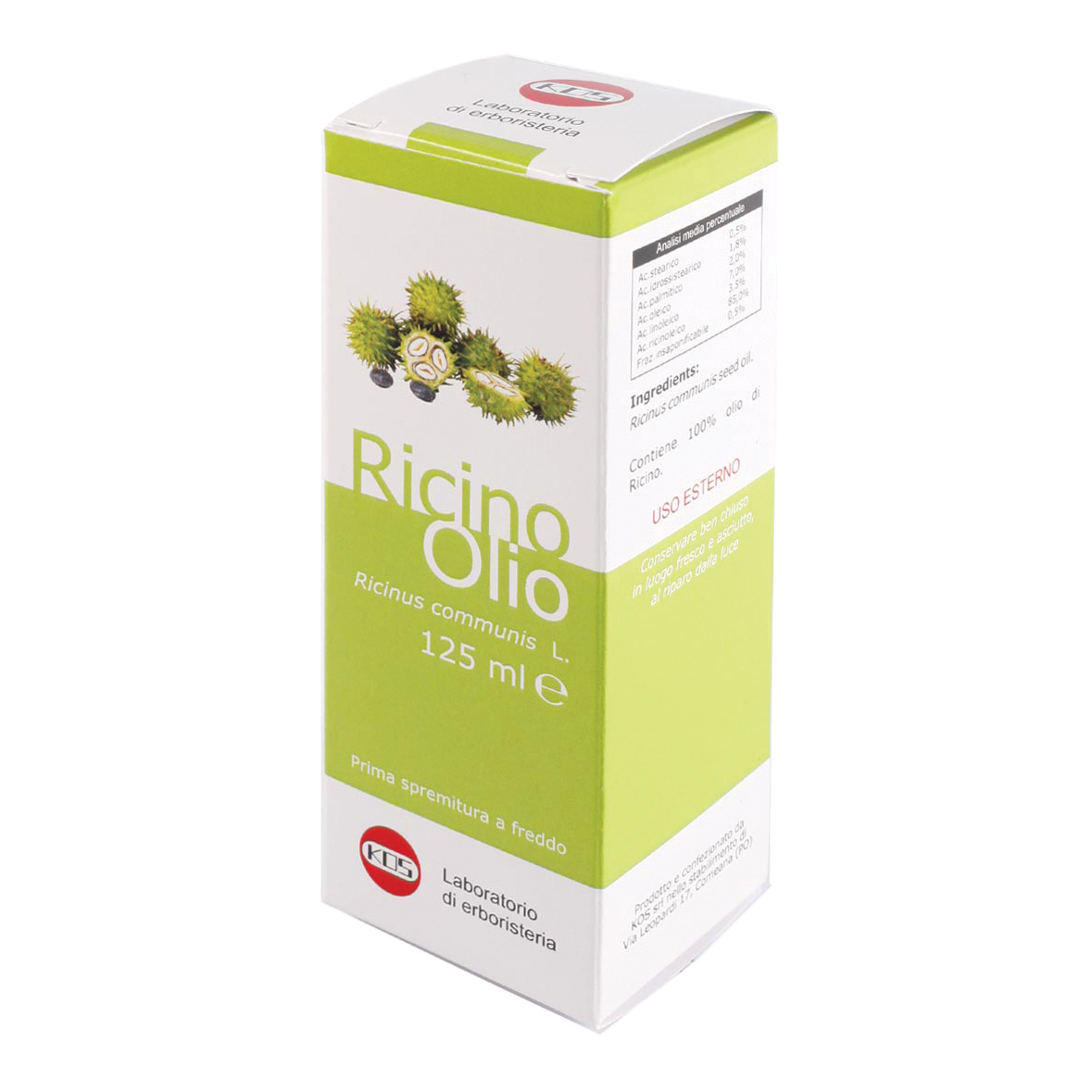Ricino olio 125 ml
