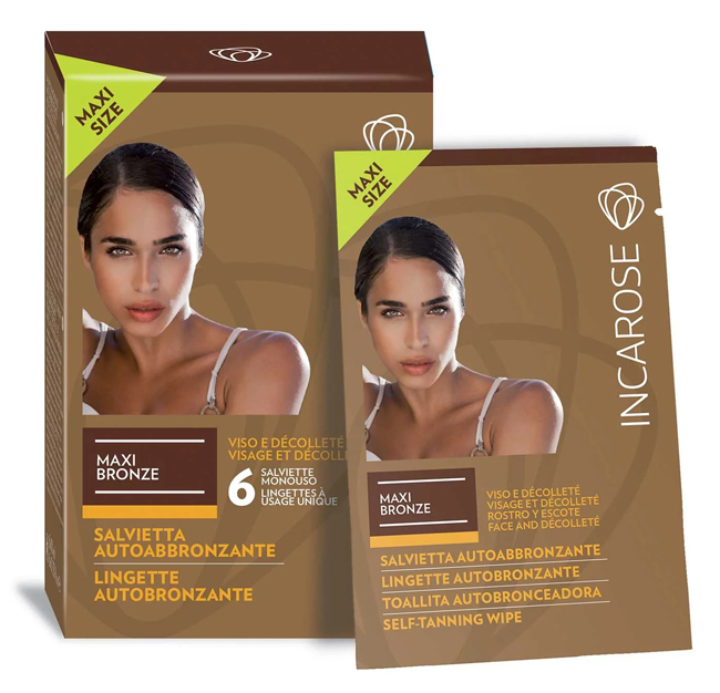 Incarose maxi bronze salviette 6pz