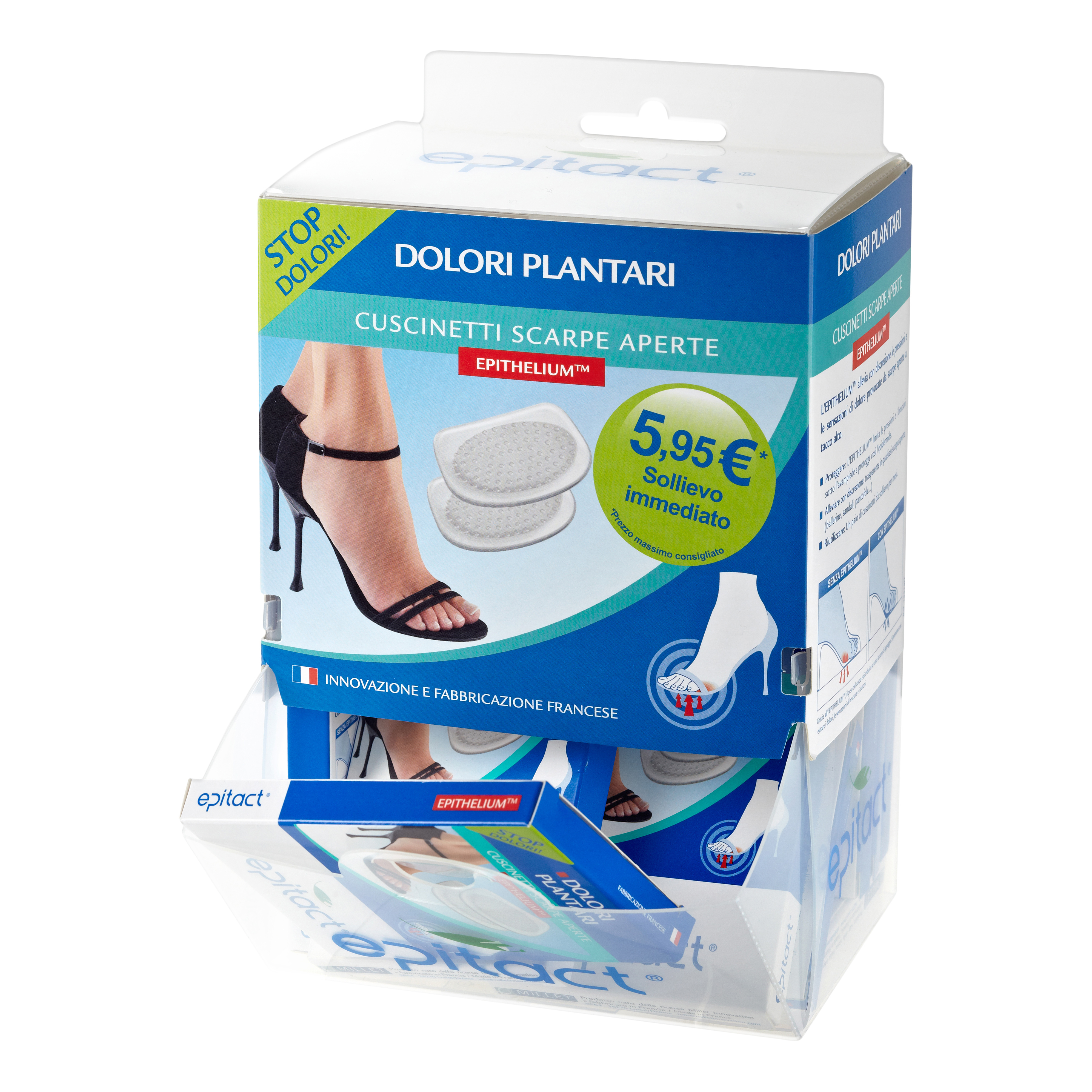 Vendita Cuscinetti epitact per scarpe aperte epithelium taglia