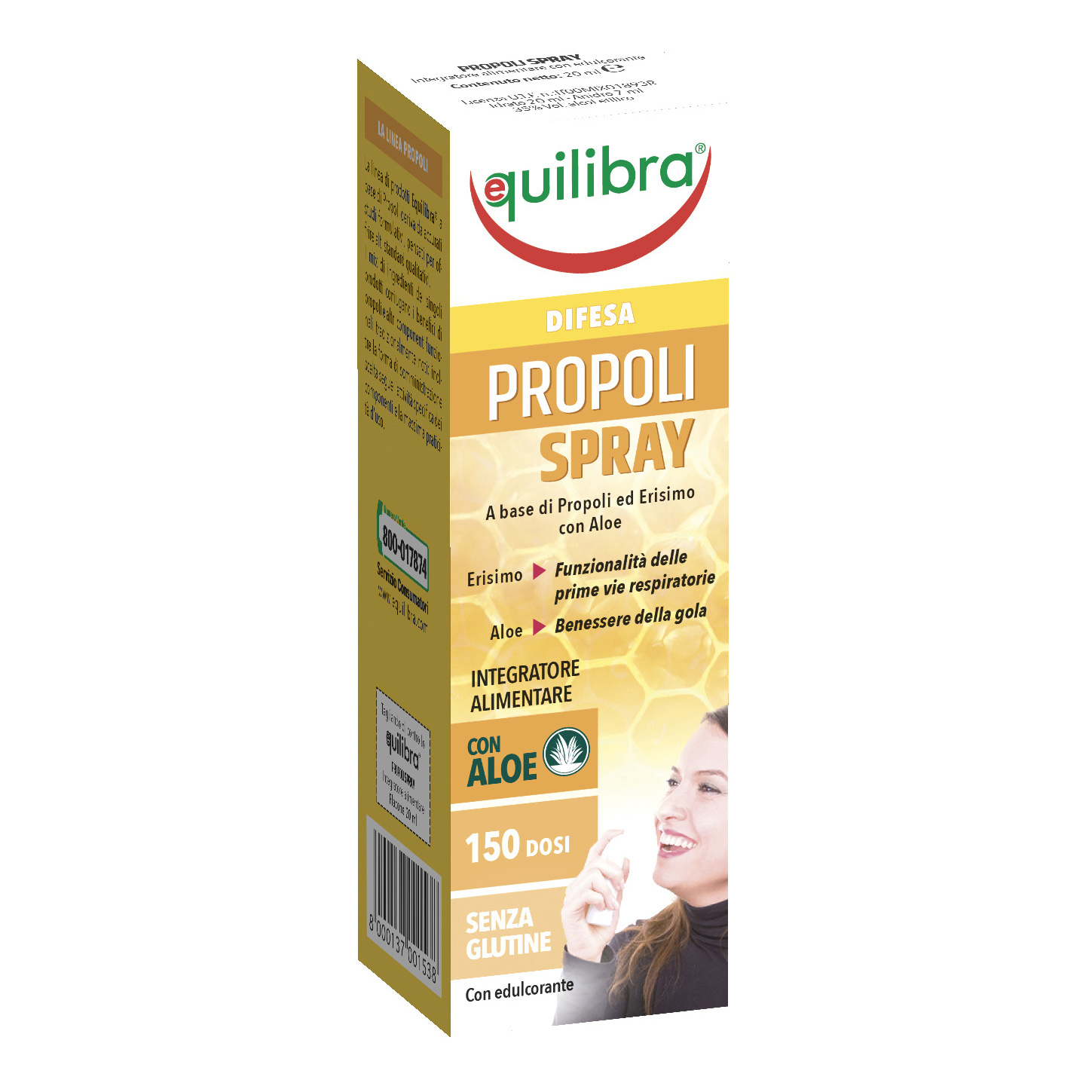 Propoli spray con aloe con erogatore 20 ml