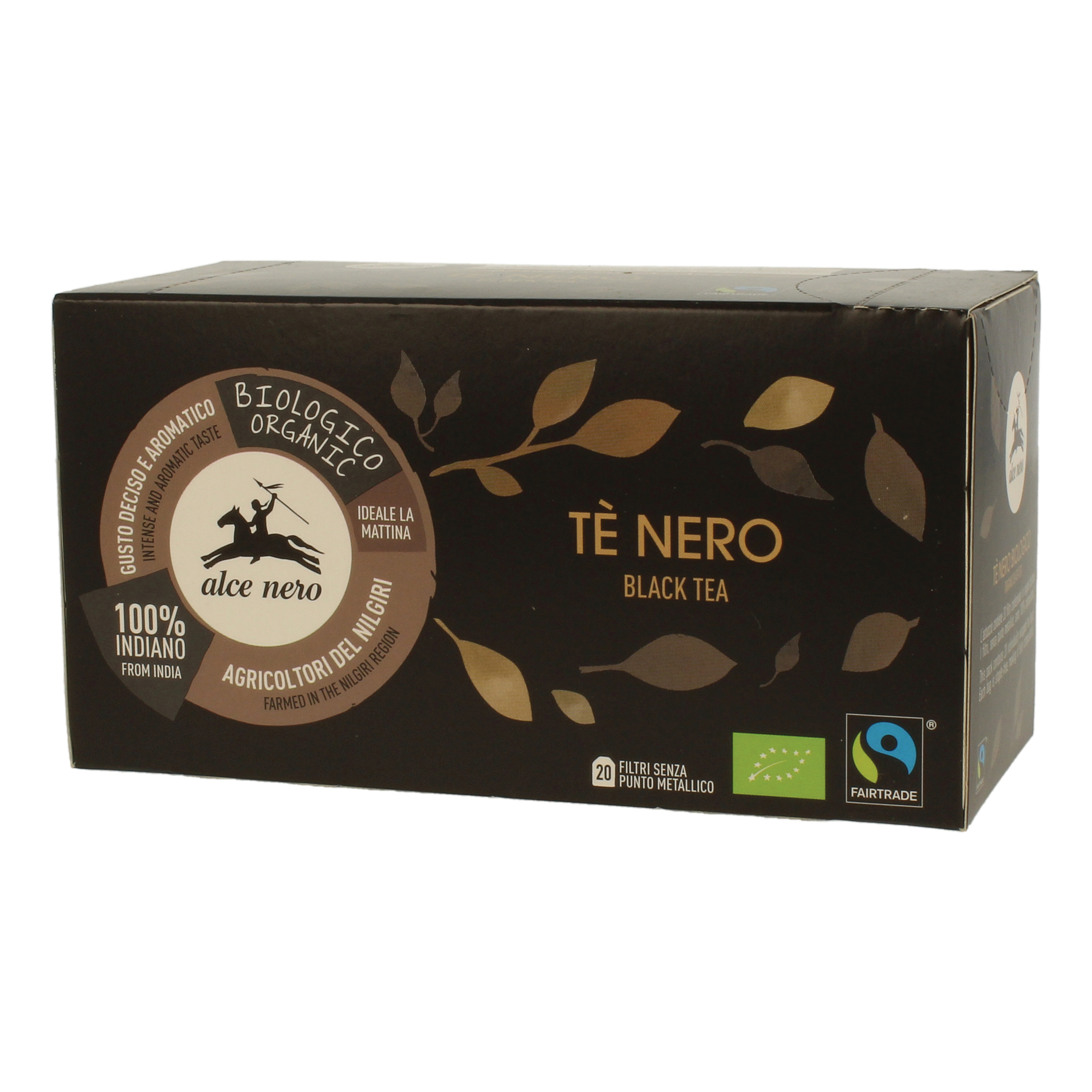 Te' 20 filtri nero bio fairtrade