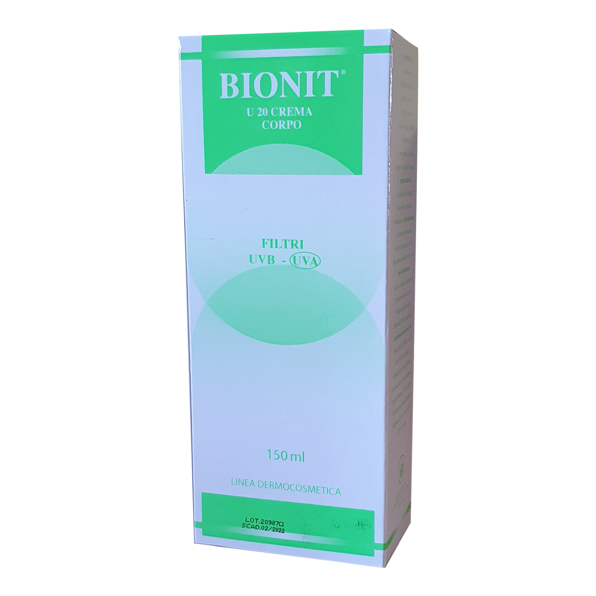 Bionit u20 crema corpo 150 ml