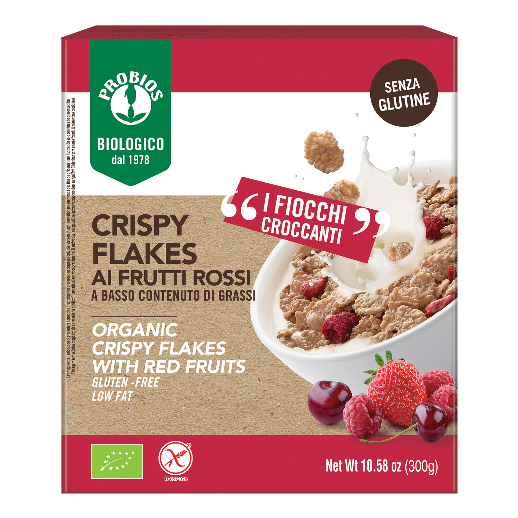 Easy to go crispy flakes ai frutti rossi 300 g
