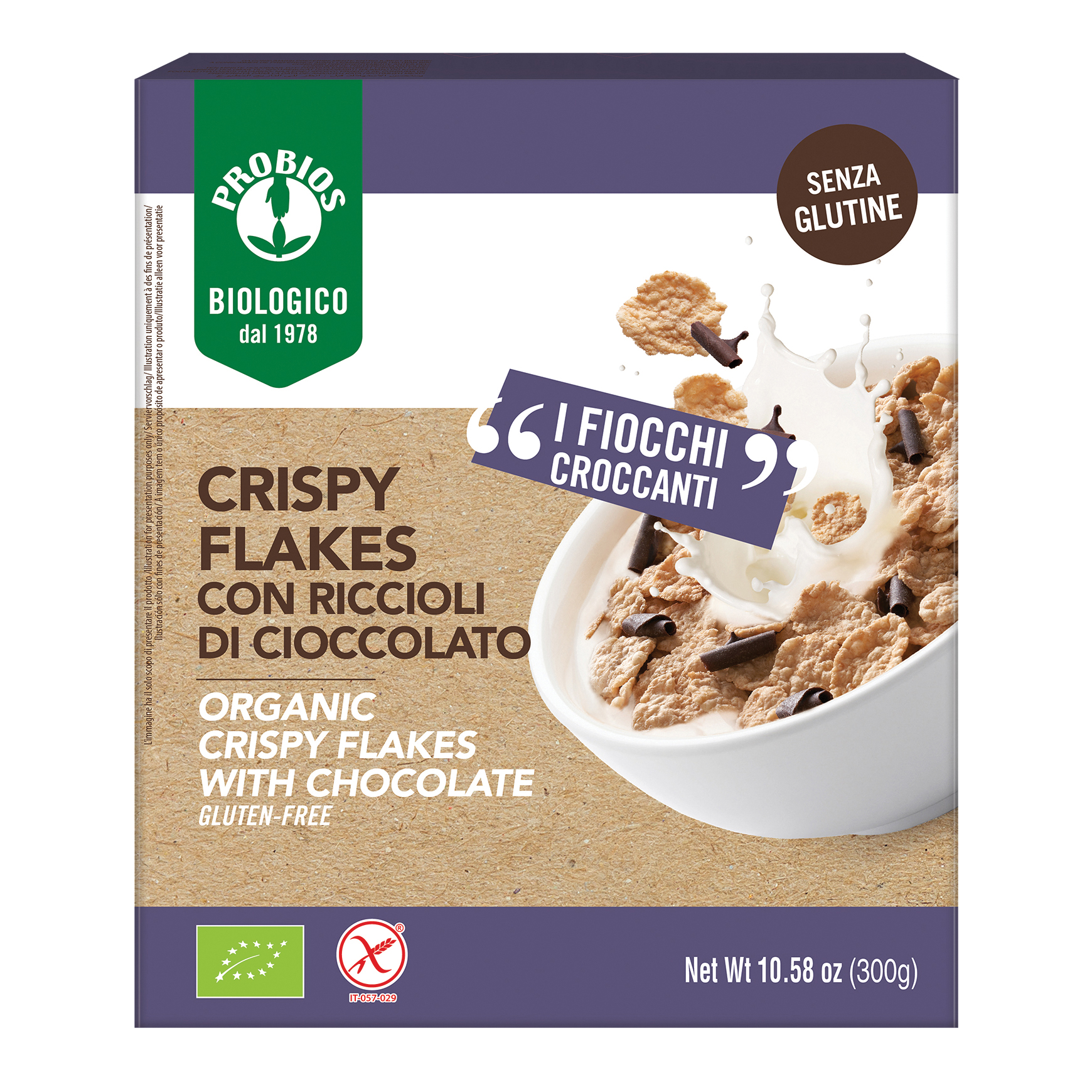Easy to go crispy flakes con riccioli di cioccolato 300 g