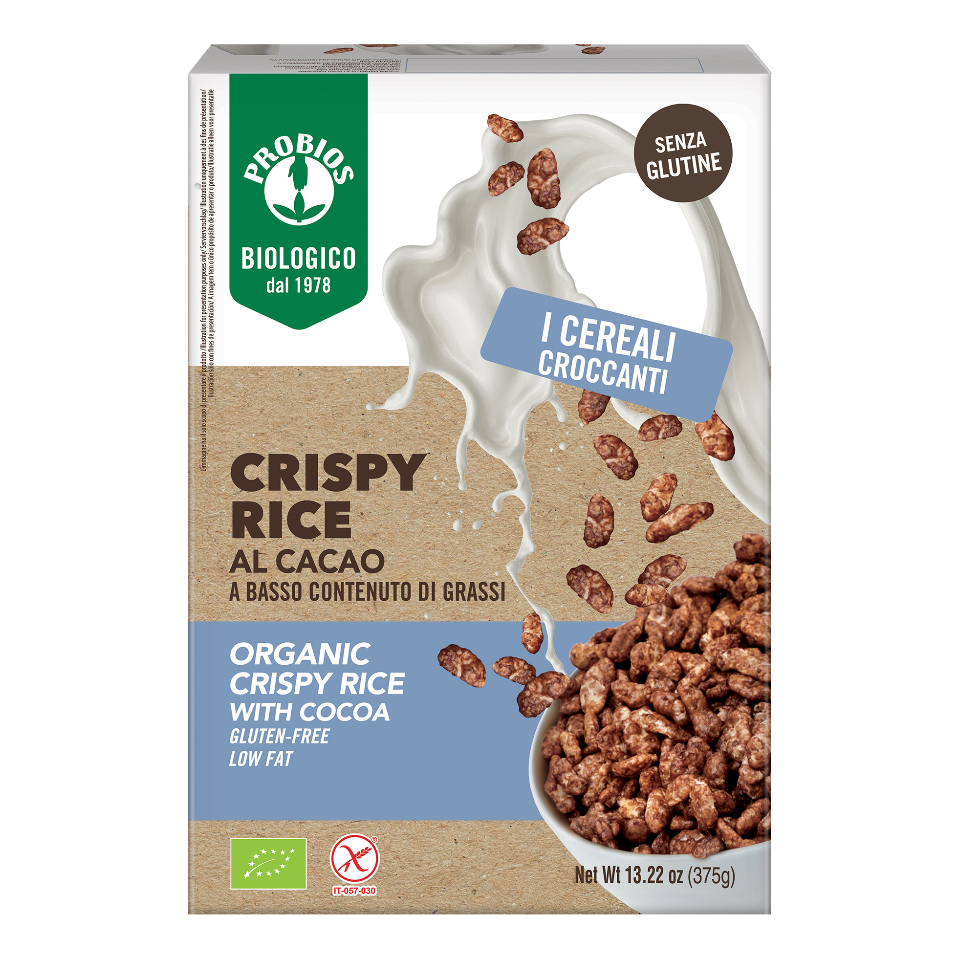 Easy to go crispy rice al cacao 375 g