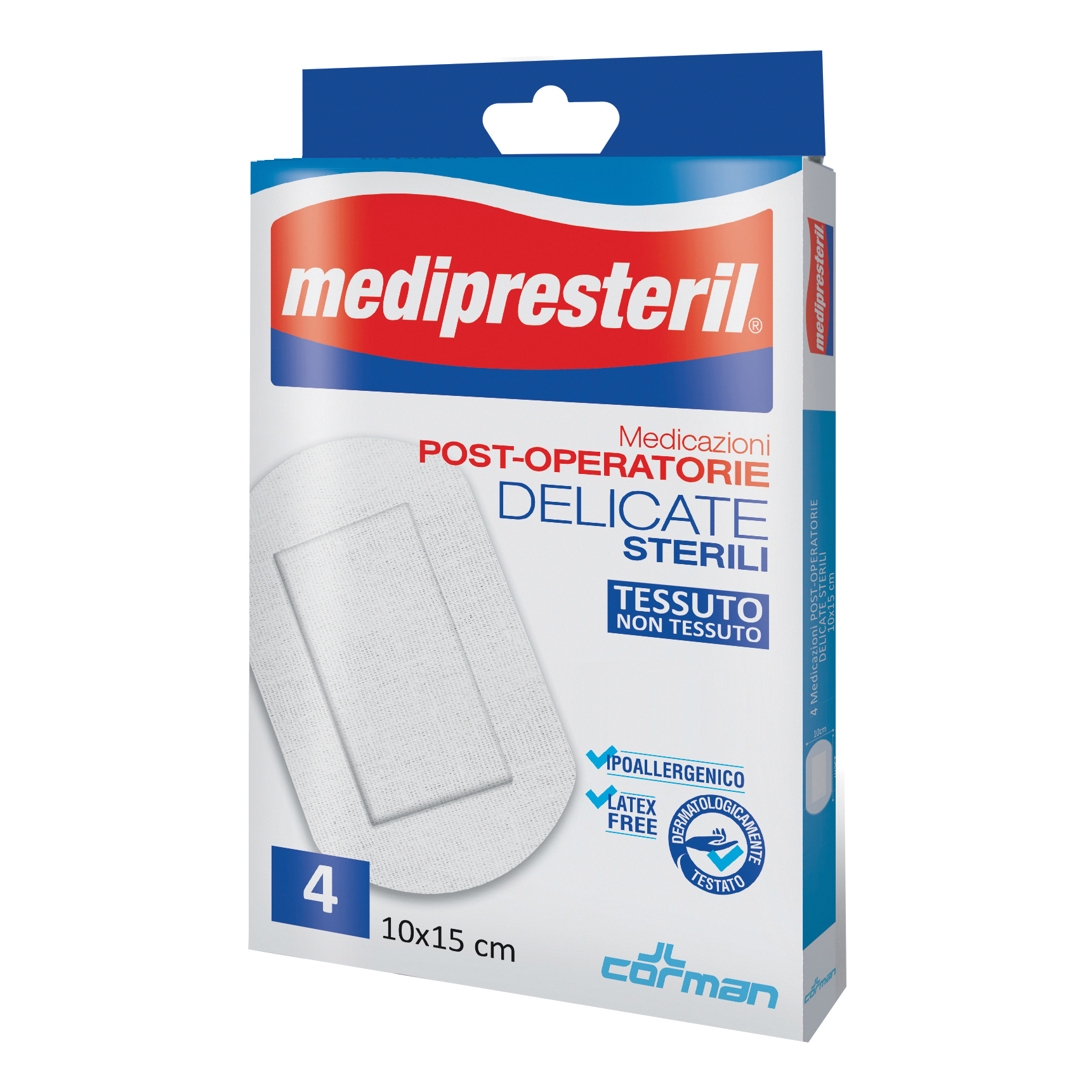 Medicazione medipresteril post operatoria delicata 10x15 4 pezzi