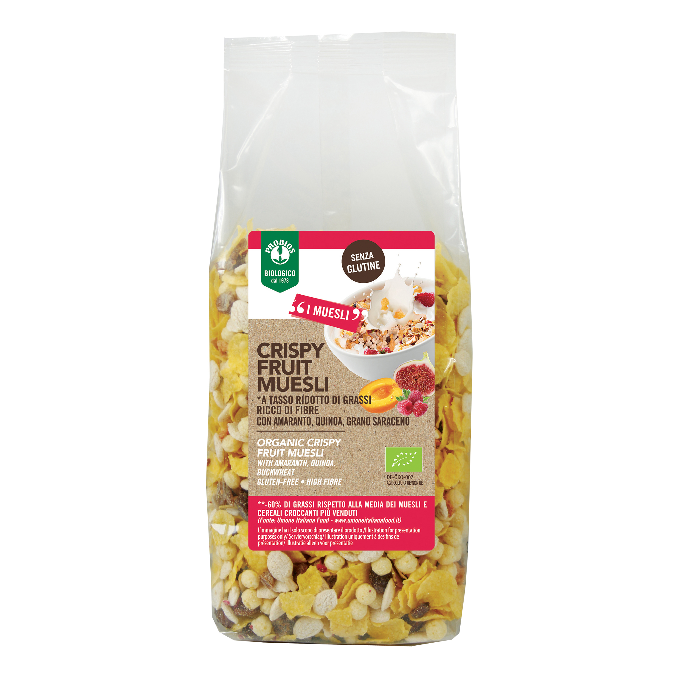 Easy to go crispy fruit muesli 325 g