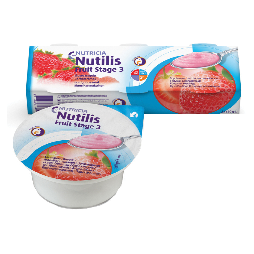 Nutilis fruit stage 3 fragola 3 x 150 g