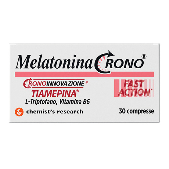 Melatonina crono 1mg tiamepina 30 compresse