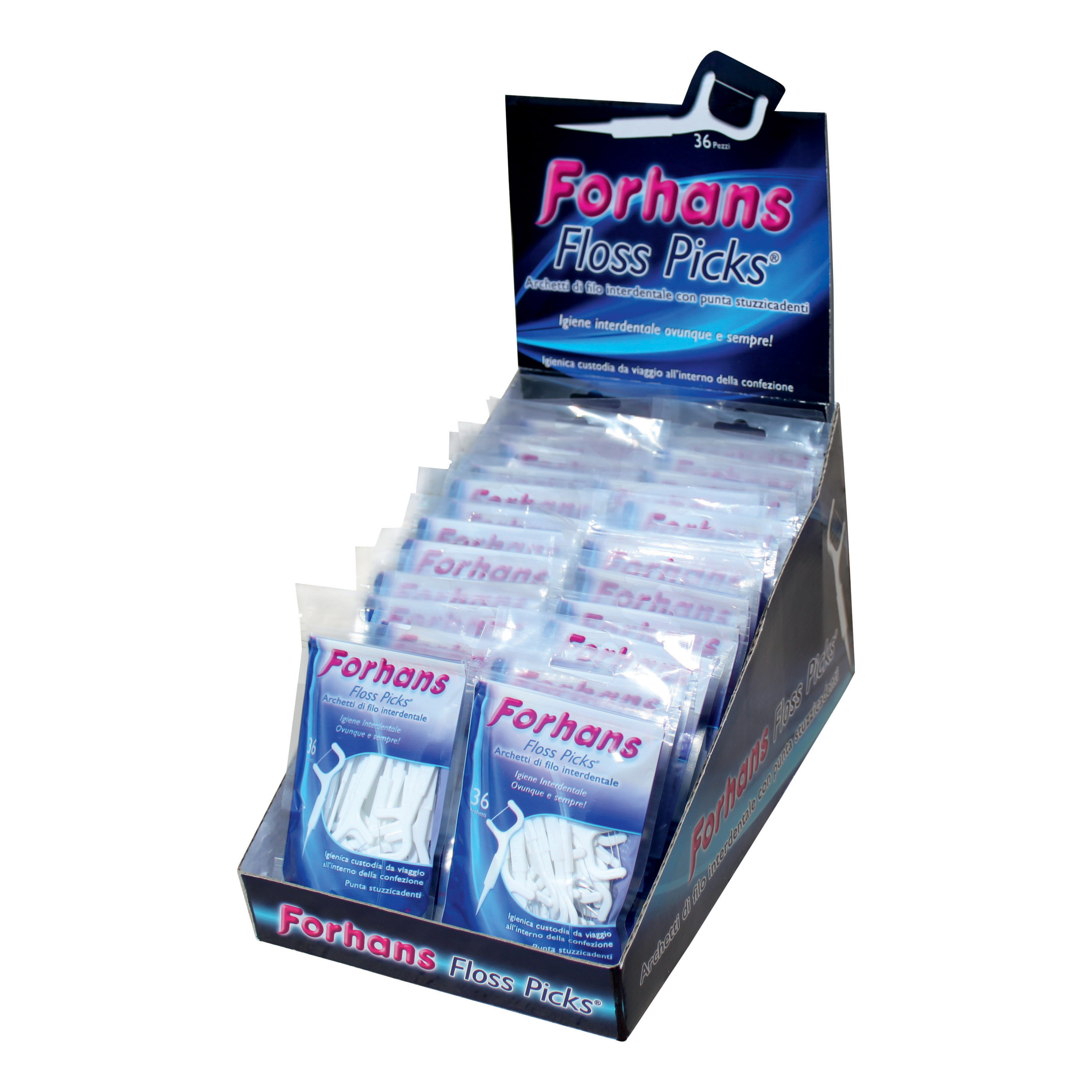 Forhans archetti interdentali floss picks 36pz