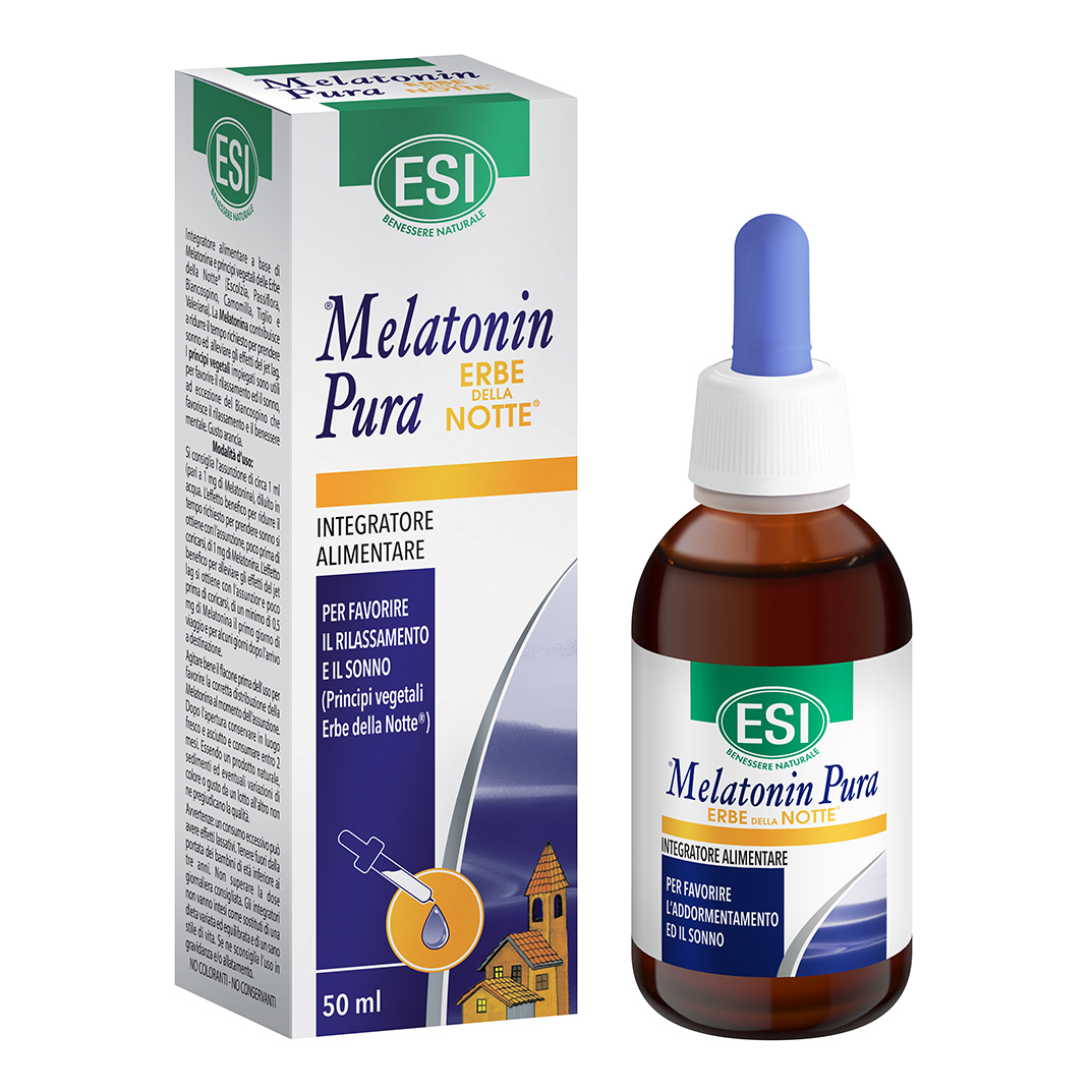 Esi melatonin pura gocce erbe notte 50 ml