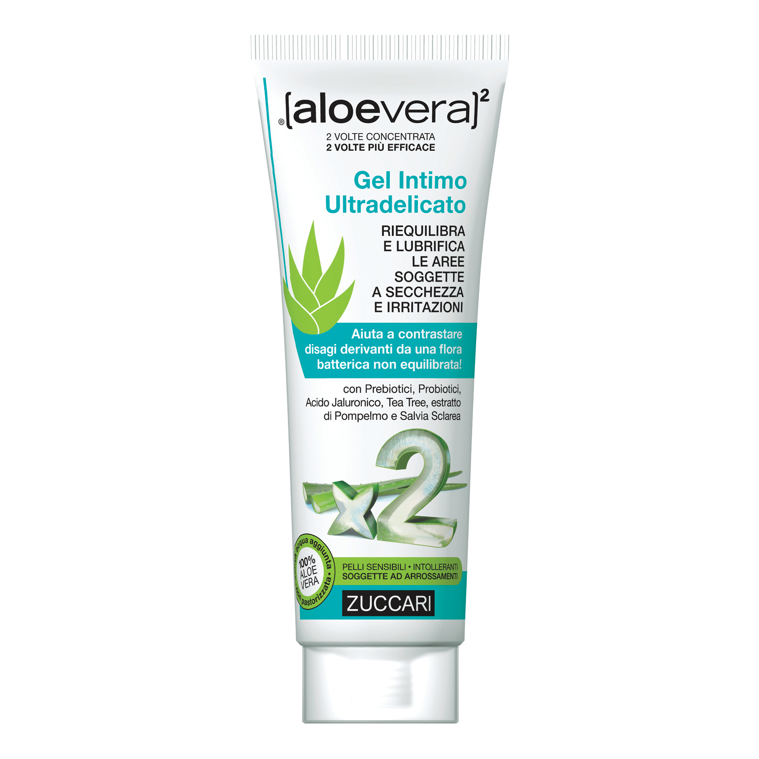 Gel intimo aloevera2 gel intimo ultradelicato 80 ml