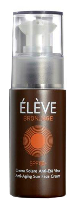 Eleve bronzage crema solare anti eta' viso spf 50+