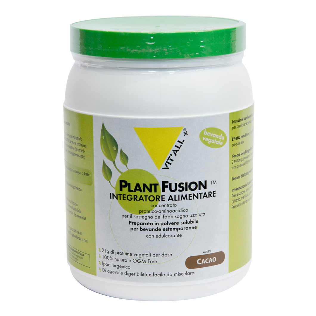 Vital plus plantfusion cacao polvere barattolo 454 g