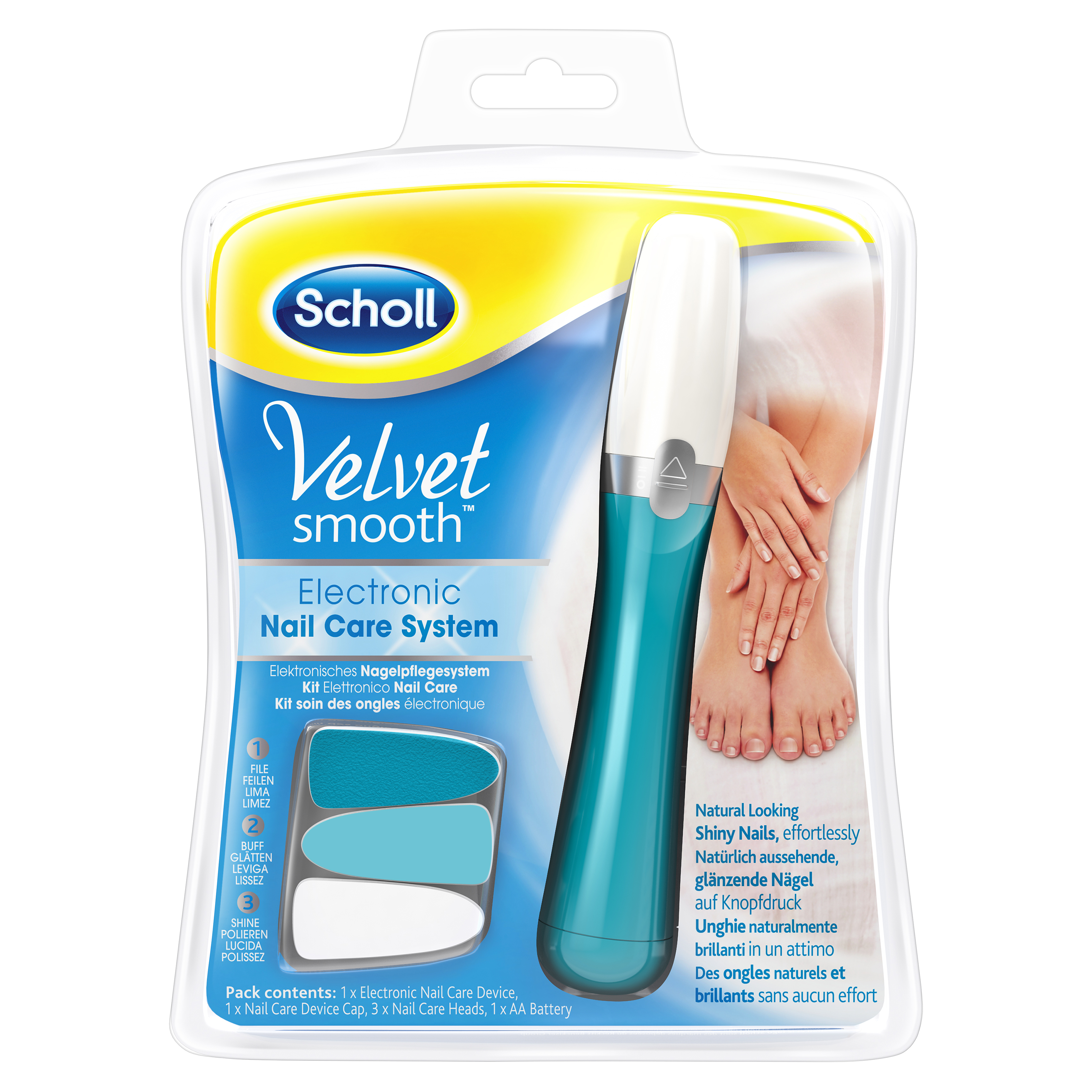 Velvet smooth nail care kit elettronico