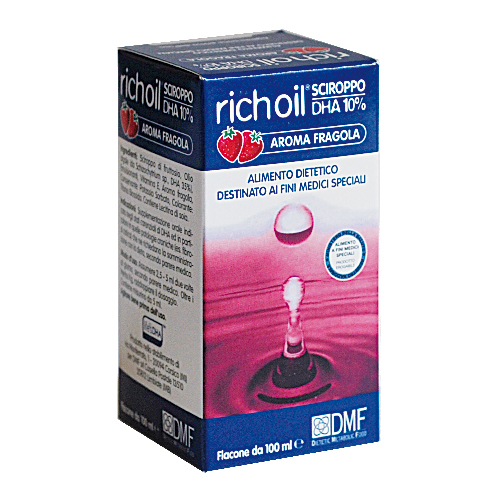Dha richoil fragola 10% 100 ml