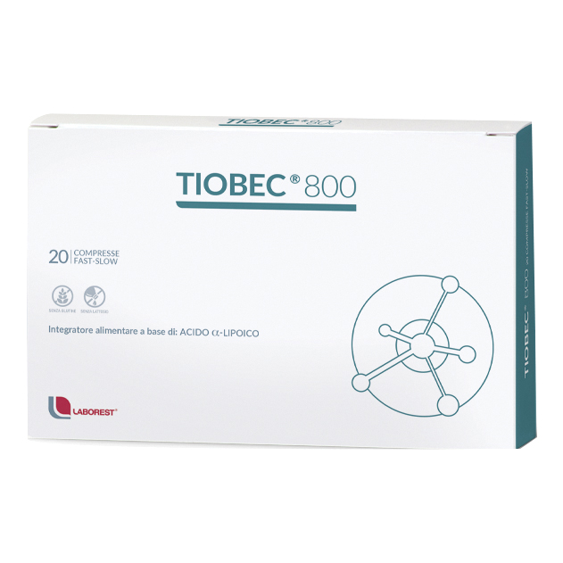 Tiobec 800 20 compresse fast-slow 32 g