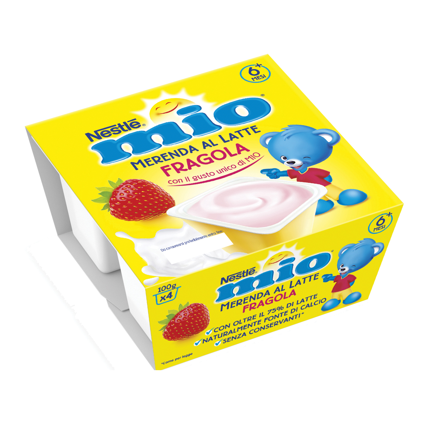 Nestlé MIO Merenda Al Latte Cereali - 4 Vasetti Da 100g (400g), Per Bambini Da 6 Mesi - Foto 7