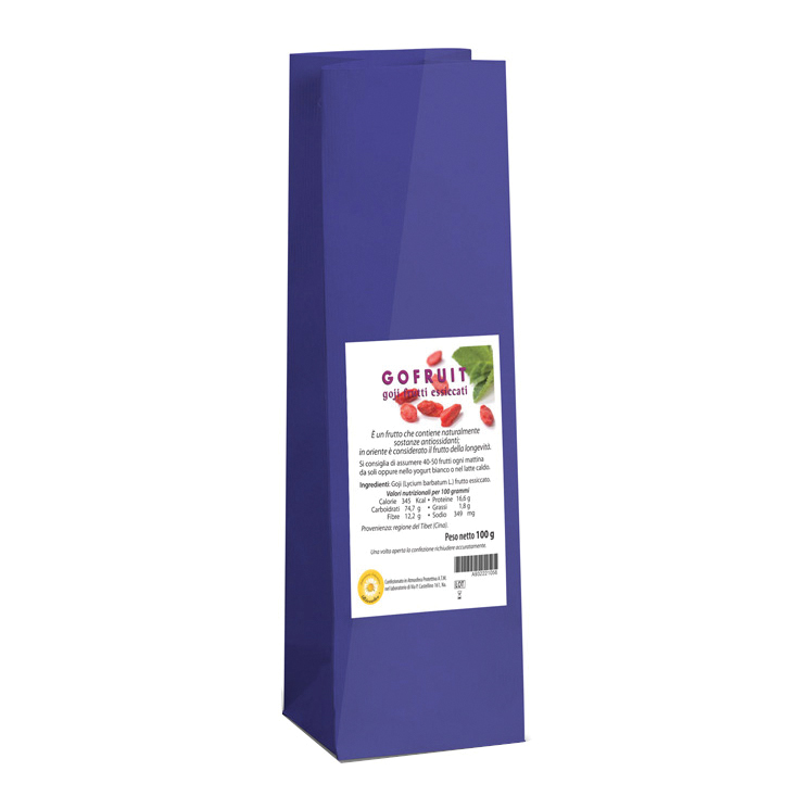 Gofruit goji frutti essiccati 100 g